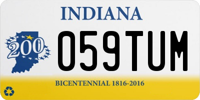 IN license plate 059TUM