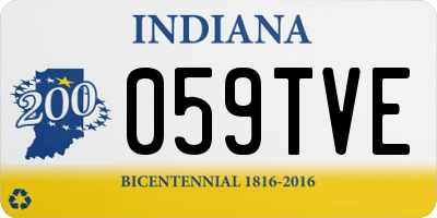 IN license plate 059TVE