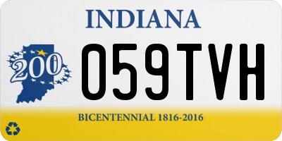 IN license plate 059TVH