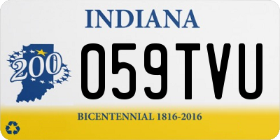IN license plate 059TVU