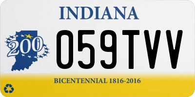 IN license plate 059TVV