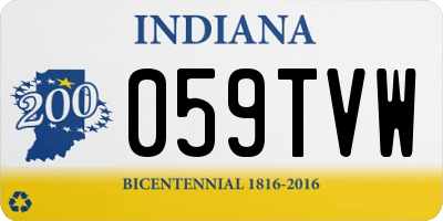 IN license plate 059TVW