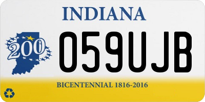 IN license plate 059UJB