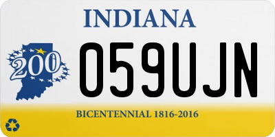 IN license plate 059UJN