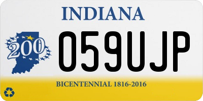 IN license plate 059UJP