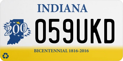 IN license plate 059UKD