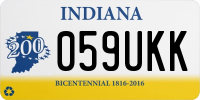 IN license plate 059UKK