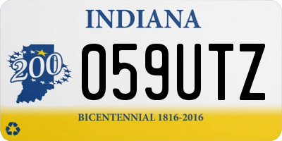 IN license plate 059UTZ