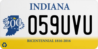 IN license plate 059UVU