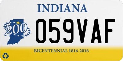 IN license plate 059VAF