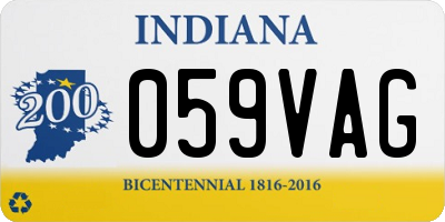 IN license plate 059VAG