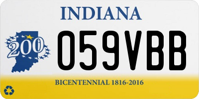IN license plate 059VBB