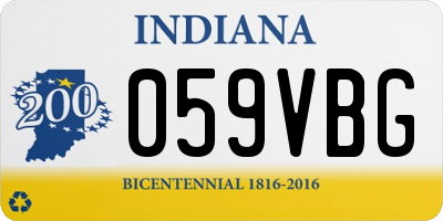 IN license plate 059VBG