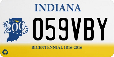 IN license plate 059VBY