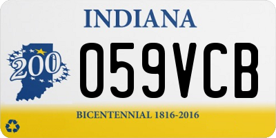 IN license plate 059VCB