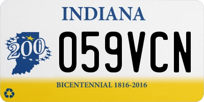IN license plate 059VCN