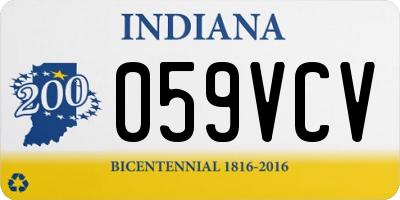 IN license plate 059VCV
