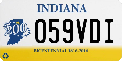 IN license plate 059VDI