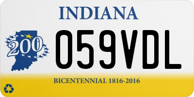 IN license plate 059VDL