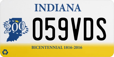 IN license plate 059VDS
