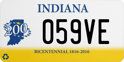 IN license plate 059VE