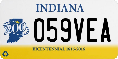 IN license plate 059VEA