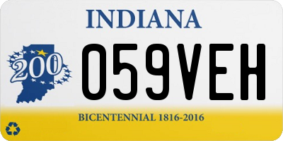IN license plate 059VEH