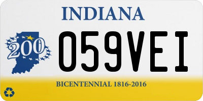 IN license plate 059VEI