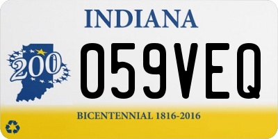 IN license plate 059VEQ