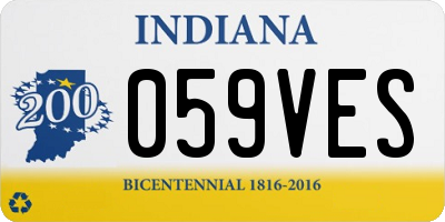 IN license plate 059VES