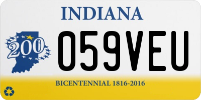 IN license plate 059VEU