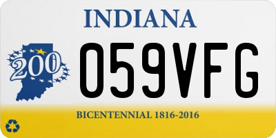 IN license plate 059VFG