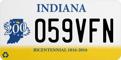 IN license plate 059VFN
