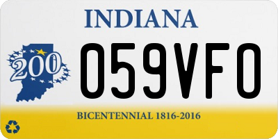 IN license plate 059VFO
