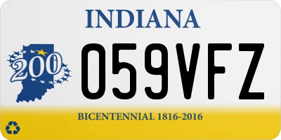 IN license plate 059VFZ