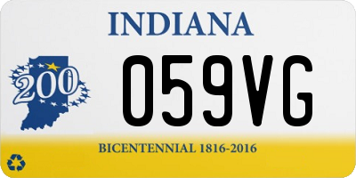 IN license plate 059VG