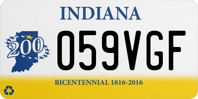 IN license plate 059VGF