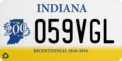 IN license plate 059VGL