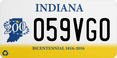 IN license plate 059VGO