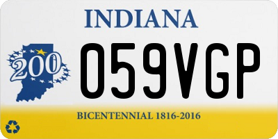 IN license plate 059VGP