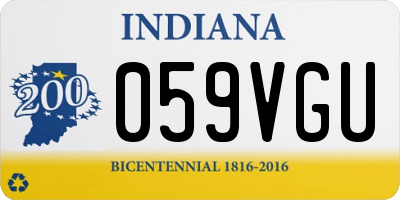 IN license plate 059VGU