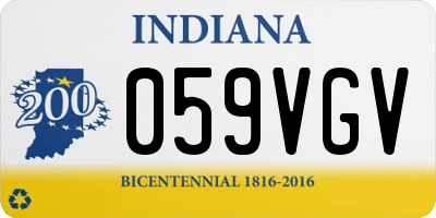 IN license plate 059VGV