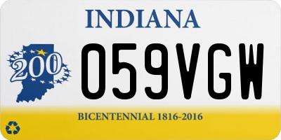 IN license plate 059VGW