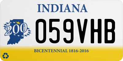 IN license plate 059VHB