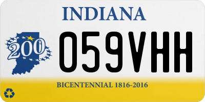 IN license plate 059VHH