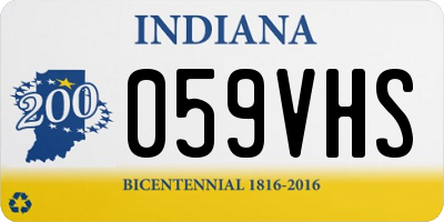 IN license plate 059VHS