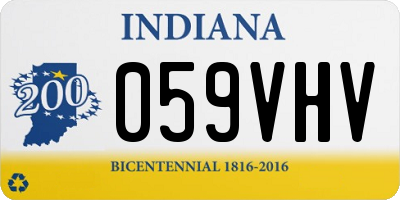 IN license plate 059VHV