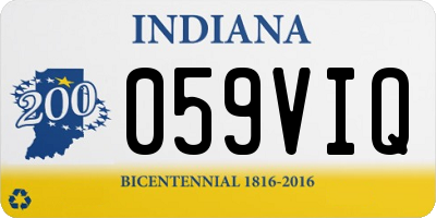 IN license plate 059VIQ