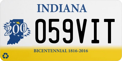 IN license plate 059VIT