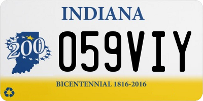 IN license plate 059VIY